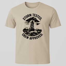 Storm Tested Buoy T Shirt Gift For Boat Owner