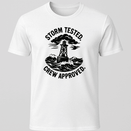 Storm Tested Buoy T Shirt Gift For Boat Owner