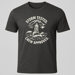 Storm Tested Buoy T Shirt Gift For Boat Owner