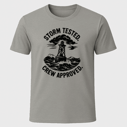 Storm Tested Buoy T Shirt Gift For Boat Owner