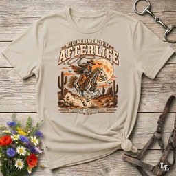 Riding Into The Afterlife T Shirt Gift For Horse Lover