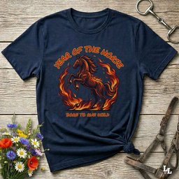 Born To Run Wild T Shirt Gift For Horse Lover