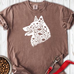 Belgian Tervuren Flowers Premium Tee Gift For Dog Lover