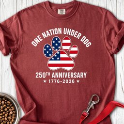 250 Years USA Dog 2 Premium Tee Gift For Dog Lover