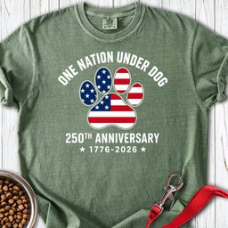 250 Years USA Dog 2 Premium Tee Gift For Dog Lover
