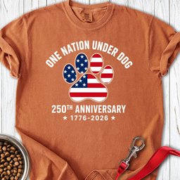 250 Years USA Dog 2 Premium Tee Gift For Dog Lover