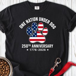 250 Years USA Dog 2 Premium Tee Gift For Dog Lover