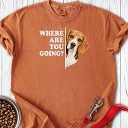 Beagle Where Are You Going Premium Tee Gift For Dog Lover