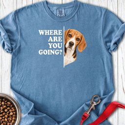 Beagle Where Are You Going Premium Tee Gift For Dog Lover