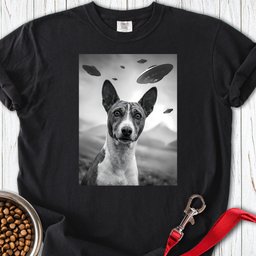 Basenji Ufo Premium Tee Gift For Dog Lover