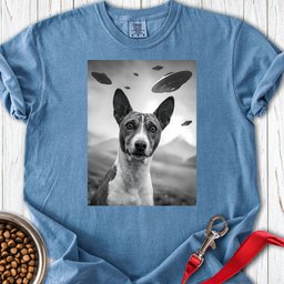 Basenji Ufo Premium Tee Gift For Dog Lover