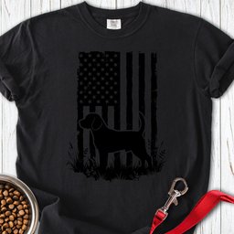 Beagle USA Flag Premium Tee Gift For Dog Lover