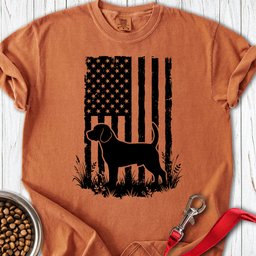 Beagle USA Flag Premium Tee Gift For Dog Lover