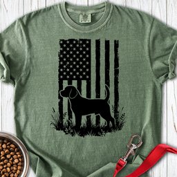 Beagle USA Flag Premium Tee Gift For Dog Lover