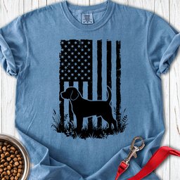 Beagle USA Flag Premium Tee Gift For Dog Lover
