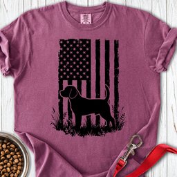 Beagle USA Flag Premium Tee Gift For Dog Lover