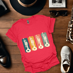 4 Trumpets T Shirt Gift For Music Lover