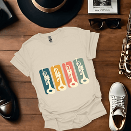 4 Trumpets T Shirt Gift For Music Lover