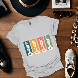 4 Trumpets T Shirt Gift For Music Lover