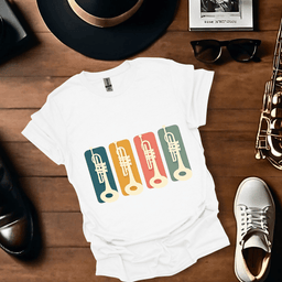 4 Trumpets T Shirt Gift For Music Lover