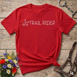 Trail Rider T Shirt Gift For Horse Lover