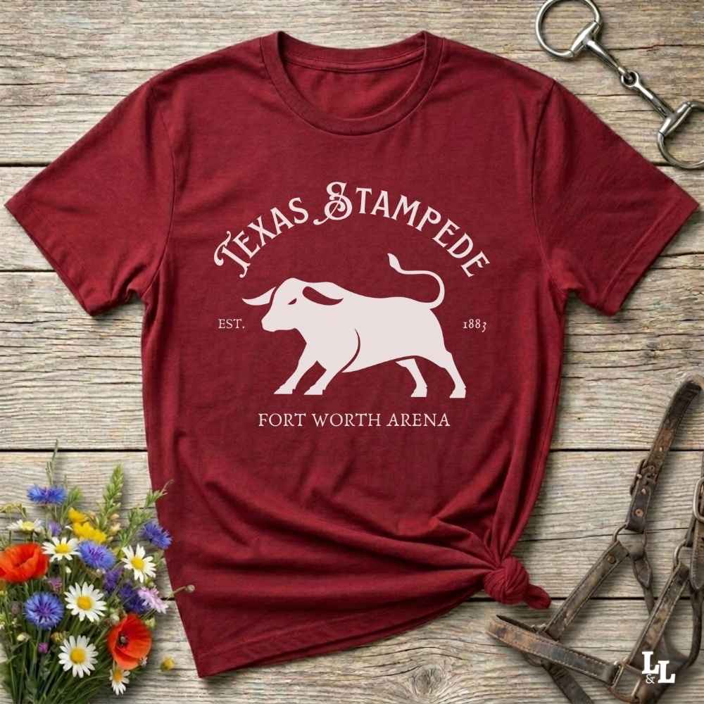 Texas Stampede T Shirt Gift For Horse Lover