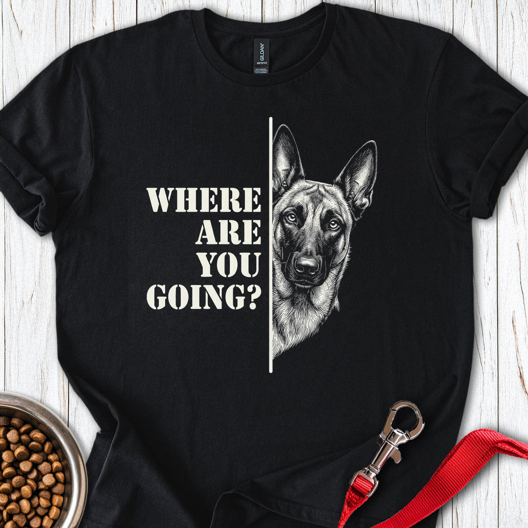 Belgian Malinois Following T Shirt Gift For Dog Lover