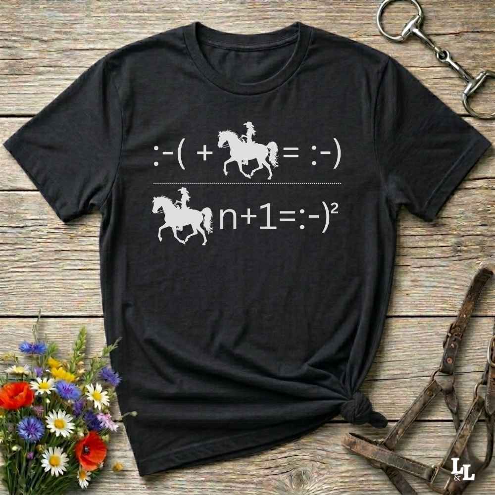Advanced Maths Cowgirl T Shirt Gift For Horse Lover