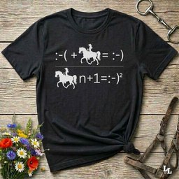 Advanced Maths Cowgirl T Shirt Gift For Horse Lover