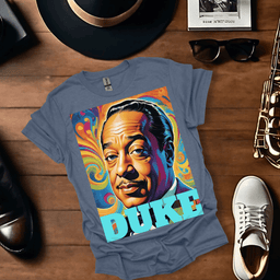 Ellington Blue T Shirt Gift For Music Lover