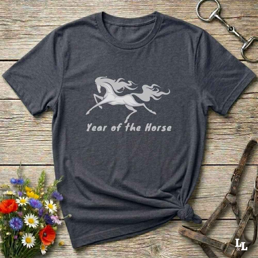 Year Of The Horse Running T Shirt Gift For Horse Lover