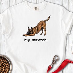 Belgian Malinois Big Stretch Premium Tee Gift For Dog Lover