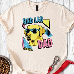90s Rad Lab Dad T Shirt Gift For Dad