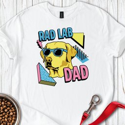 90s Rad Lab Dad T Shirt Gift For Dad