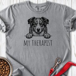 Australian Shepherd Therapist Premium Tee Gift For Dog Lover