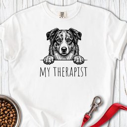Australian Shepherd Therapist Premium Tee Gift For Dog Lover
