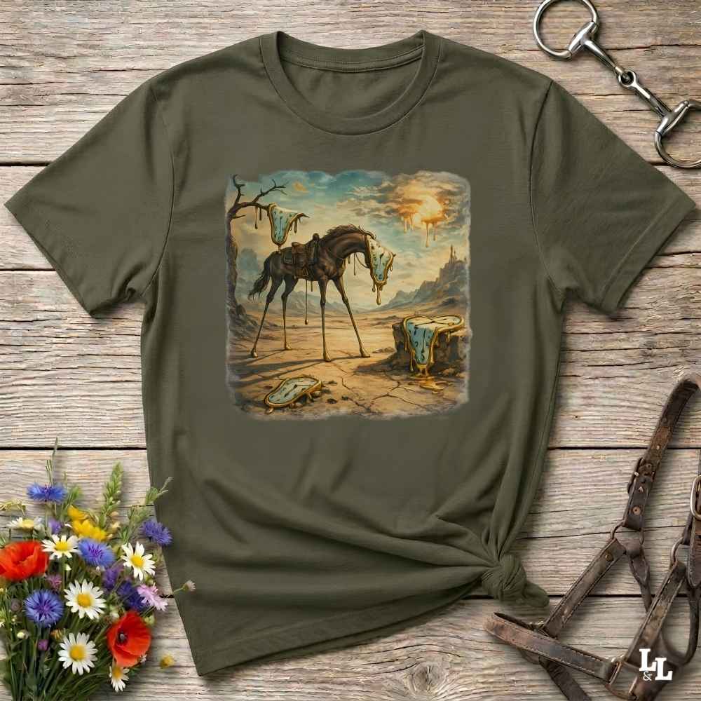 Galloping Through Time T Shirt Gift For Horse Lover