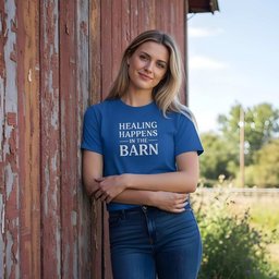 Healing Happens In The Barn T Shirt Gift For Horse Lover