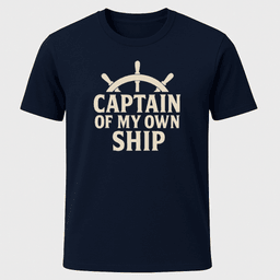 My Own Ship T Shirt Gift For Boat Owner