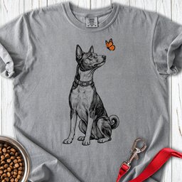 Basenji Butterfly Premium Tee Gift For Dog Lover