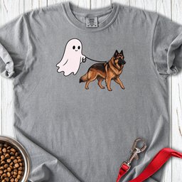 Belgian Tervuren Ghost Walk Premium Tee Gift For Dog Lover