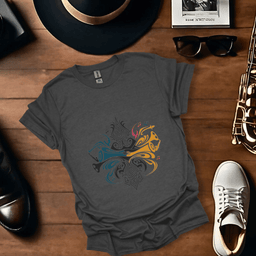Tribal Jazz Horn T Shirt Gift For Music Lover