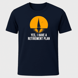 Retirement Sunset T Shirt Gift For Boat Owner