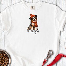 Australian Shepherd Its Fall Yall Premium Tee Gift For Dog Lover