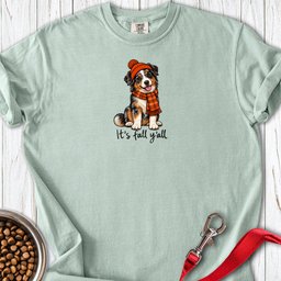 Australian Shepherd Its Fall Yall Premium Tee Gift For Dog Lover