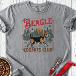 Beagle Zoomies Club Premium Tee Gift For Dog Lover