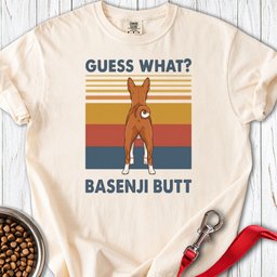Basenji Guess What Premium Tee Gift For Dog Lover