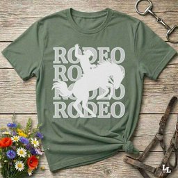 Rodeo T Shirt Gift For Horse Lover