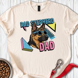 90s German Shepherd Dad T Shirt Gift For Dad