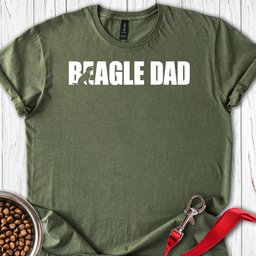 Beagle Dad T Shirt Gift For Dad